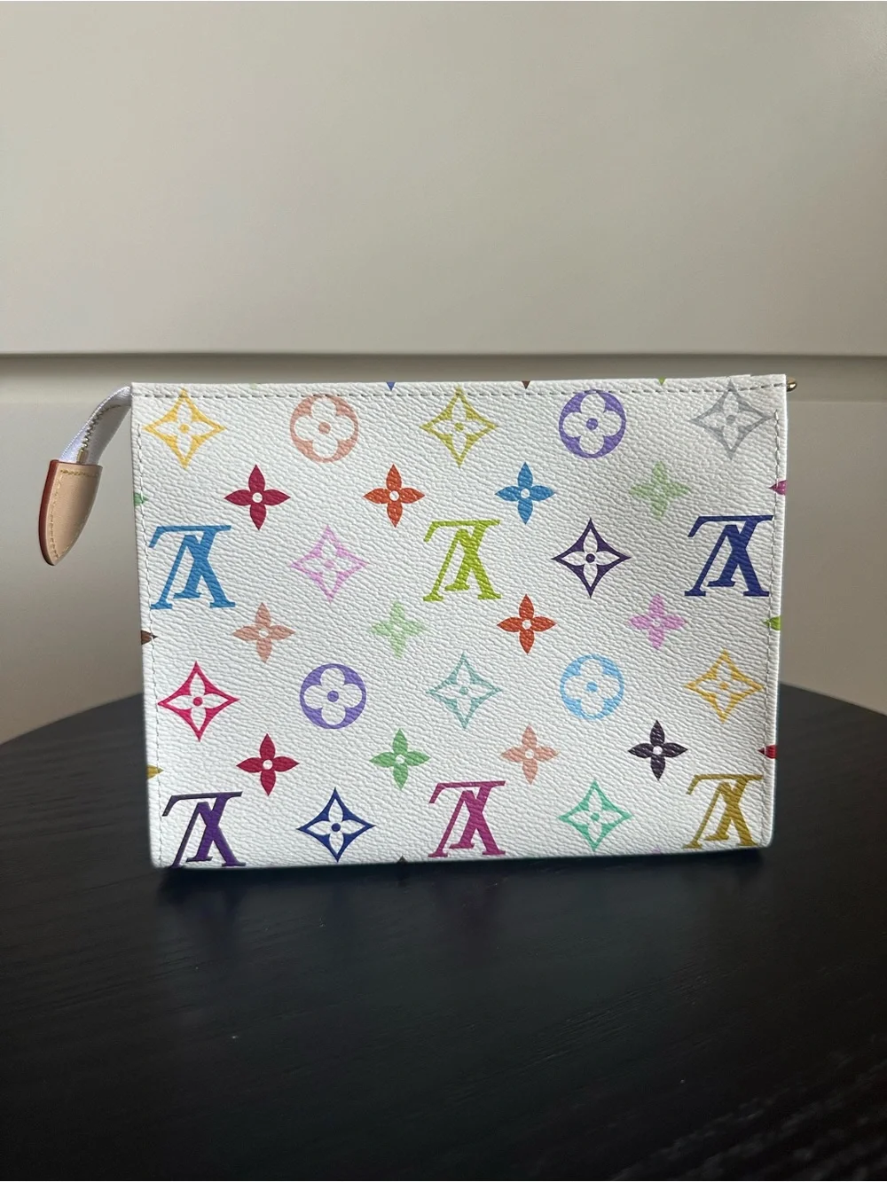 LV x TM Louis Vuitton x Murakami Multicolor Pochette Toilette MM 19